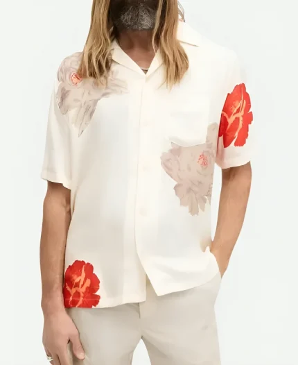 TV-Series Bachelor In Paradise Season 10 Justin Glaze Floral Camp Shirt
