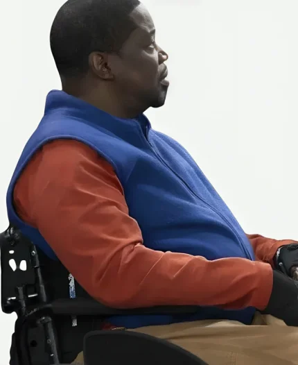 TV Series Shifting Gears Season 01 Daryl Chill Mitchell Blue Wool Vest