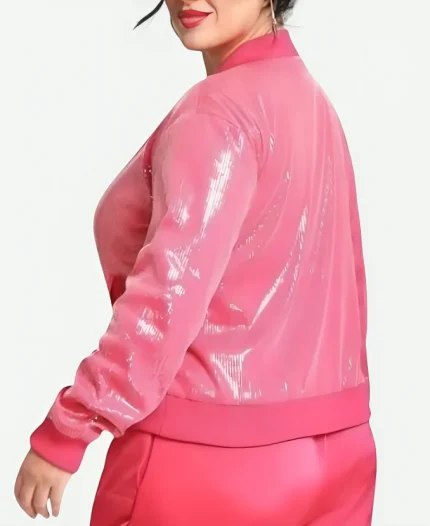 TV-Series Ugliest House In America Season 06 Retta Pink Sequin Track Jacket