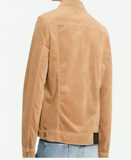 TV-Show The Today Show 2025 Cole Swindell Tan Brown Velvet Jacket