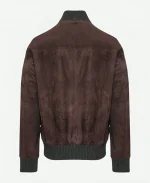 TV-Show The View 2025 Michael Gandolfini Brown Suede Jacket