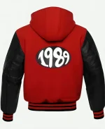 Taylor Swift 1989 Black And Red Letterman Varsity Jacket