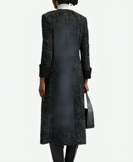 Ted Lasso Season 3 Rebecca Welton Wool Grey Coat