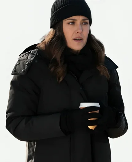The Blacklist S07 Elizabeth Keen Hooded Black Jacket