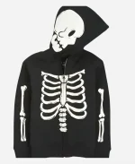 The Children's Place Boys Glow Skeleton Sherpa Hoodie