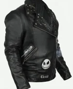 The Nightmare Before Christmas Leather Studded Jacket