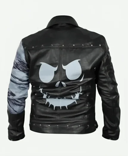The Nightmare Before Christmas Studded Leather Jacket