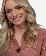 The Project 2025 Jessie Stephens Rose Pink Embellished Blouse