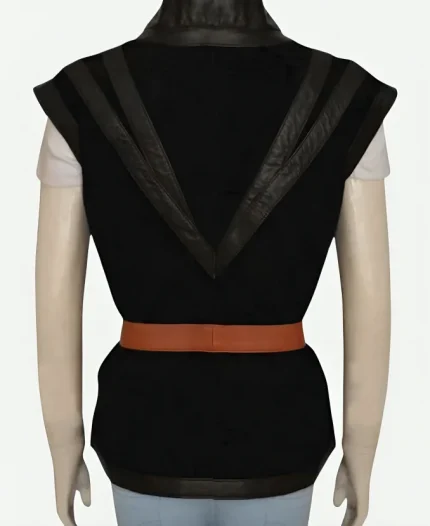 The Witcher 3 Wild Hunt Video Game Yennefer Black Leather Vest