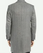 The Young and the Restless Adam Newman Grey Double Breasted Coat For Sale