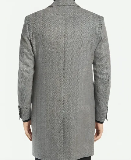 The Young and the Restless Adam Newman Grey Double Breasted Coat For Sale