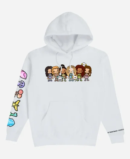 Toca Boca x KATSEYE White Hoodie