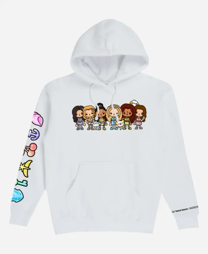 Toca Boca x KATSEYE White Hoodie