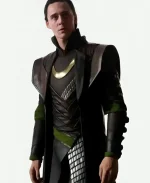 Tom Hiddleston Loki Long Leather Trench Coat