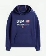 Tommy US SailGP Team Blue Hoodie