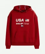 Tommy US SailGP Team Red Hoodie