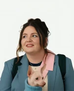 Too Much 2025 Megan Stalter Blue Blazer