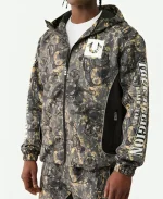 True Religion Buddha Camo Windbreaker Jacket