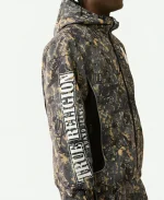 True Religion Buddha Camo Windbreaker Jacket For Sale