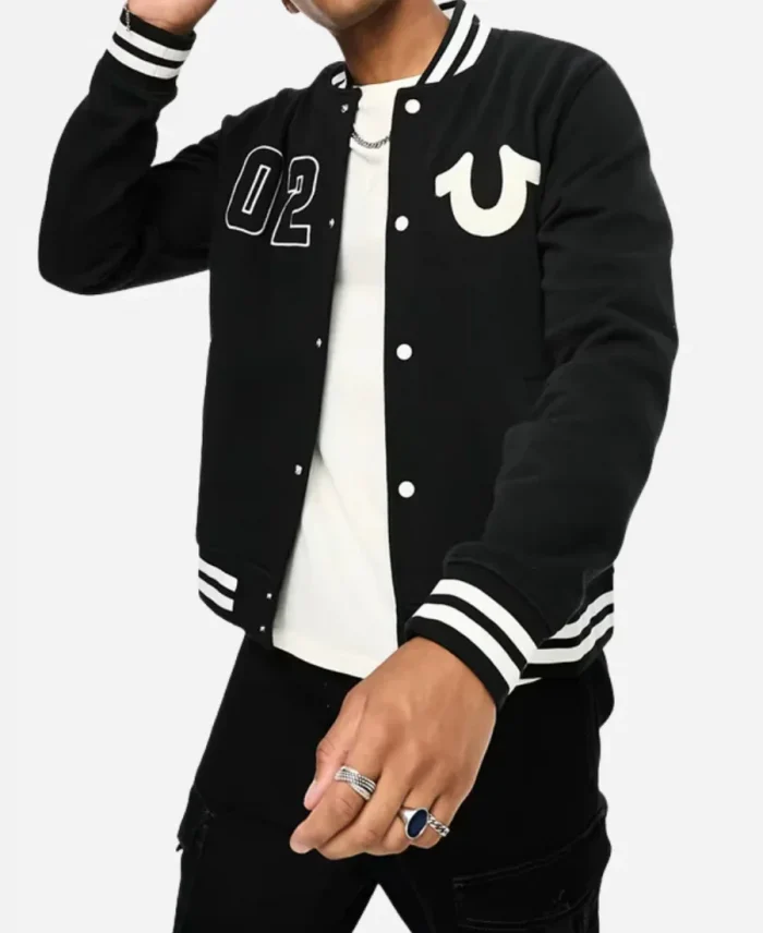 True Religion Varsity Wool Jacket