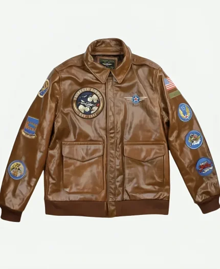 Tuskegee Airmen Brown Jacket