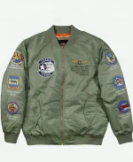 Tuskegee Airmen Green Bomber Jacket For Unisex