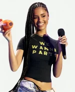 Tyla Nickelodeon Kids’ Choice Awards 2025 Black T-shirt