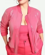 Ugliest House In America S06 Retta Pink Sequin Track Jacket