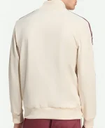 Unisex Adidas AFC Ajax 25-26 Zip-Up Track Beige Jacket 