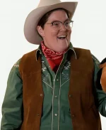 Small Achievable Goals 2025 Robyn Brown Leather Vest