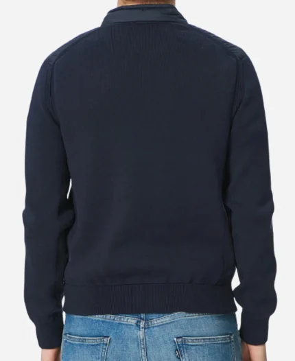 Vintage Cardigan Woolrich Hybrid Track Jacket For Sale