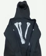 Vlone Skull Black Pullover Hoodie For Unisex