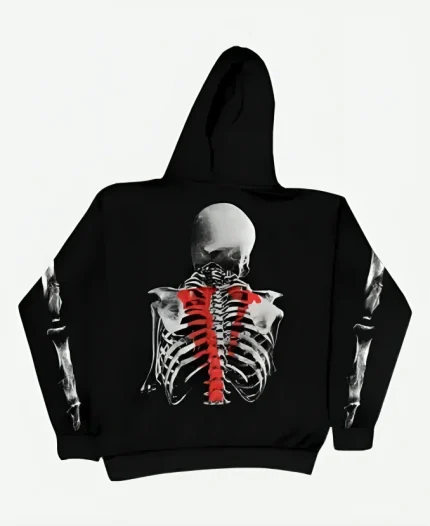 Vlone Skull Hoodie For Sale