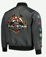 WNBA All-Star Game Applique Flight Unisex FISLL Charcoal Jacket For Unisex