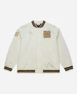 WWE John Cena The Champ Is Here Sublimated Cream Satin Bomber Jacket 