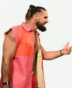 WWE Raw 2025 Seth Rollins Leather Vest