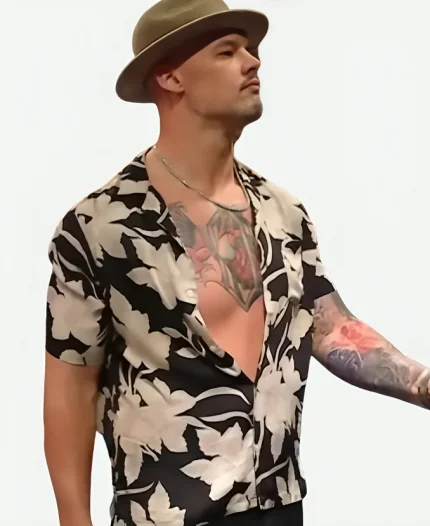WWE Smackdown Baron Corbin Floral Shirt
