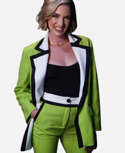 WWE Smackdown Megan Morant Green Suit