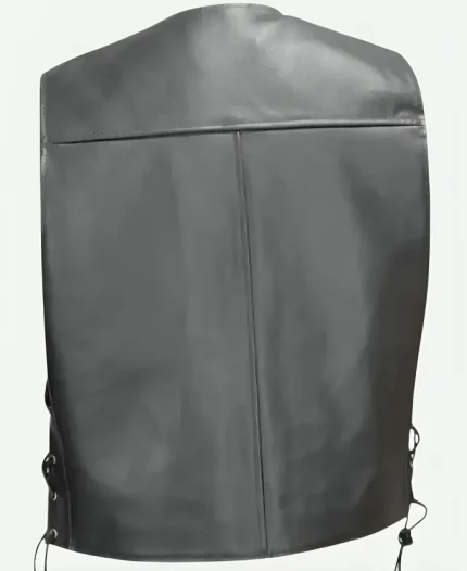 WWE SummerSlam Brock Lesnar Return Black Leather Vest