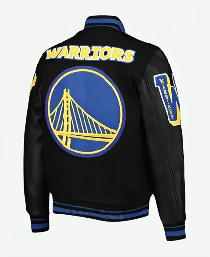 Warriors Golden State Black Varsity Jacket