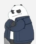 We Bare Bears Blue Jean Jacket For Unisex