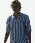 We Were Liars S01 Joseph Zada Blue Striped Shirt