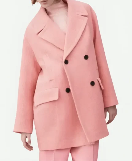 Wednesday Enid Sinclair Pink Coat
