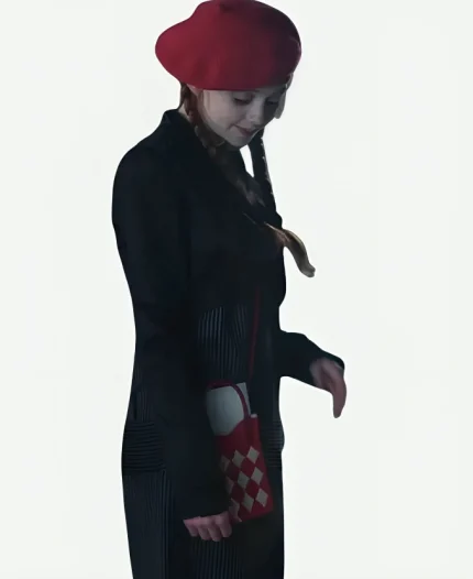 Wednesday S02 Agnes DeMille Cropped Black Jacket