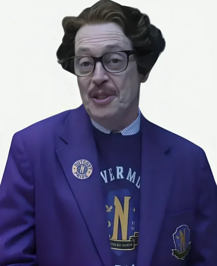 Wednesday S02 Barry Dort Purple Blazer