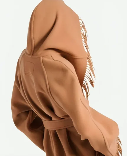 Wednesday S02 Isadora Capri Fringe Coat
