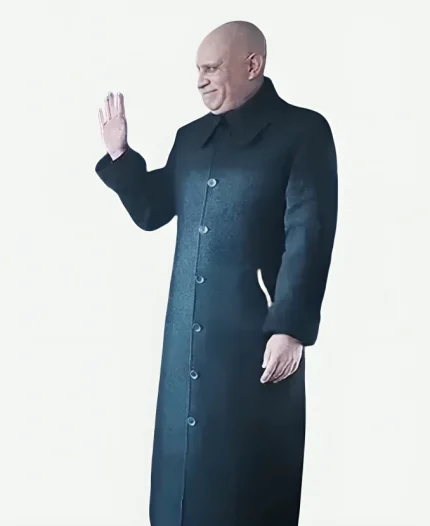 Wednesday S02 Uncle Fester Black Coat