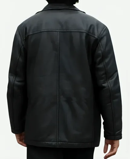 Will Sharpe TV Series Too Much 2025 Felix Black Leather Jacket