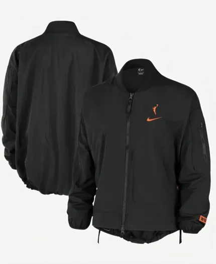 Women's WNBA Nike Black Logo Full-Zip Jacket