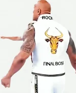 WrestleMania 2024 The Rock Final Boss Vest